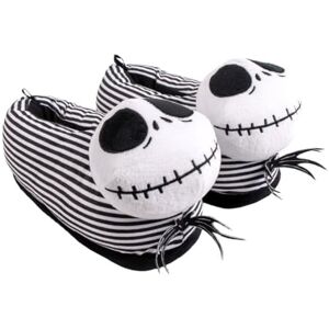 Disney Chaussons fantaisie Jack Skellington L'Étrange Noël de Monsieur Jack, blanc/noir, 35/36 EU - Publicité Disney Chaussons fantaisie Jack Skellington L'Étrange Noël de Monsieur Jack, blanc/noir, 35/36 EU - Publicité