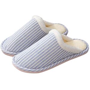 PAIDAXING Pantoufles pour femme en coton à semelle souple pour homme Chaudes pour l'intérieur et l'extérieur Chaussons pour femme, bleu ciel, 39 EU - Publicité PAIDAXING Pantoufles pour femme en coton à semelle souple pour homme Chaudes pour l'intérieur et l'extérieur Chaussons pour femme, bleu ciel, 39 EU - Publicité