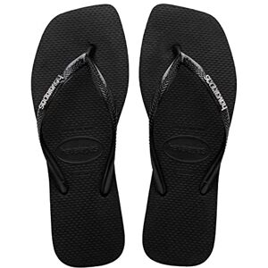 Havaianas Tong à Enfiler Slim Square Logo Metallique - Publicité Havaianas Tong à Enfiler Slim Square Logo Metallique - Publicité