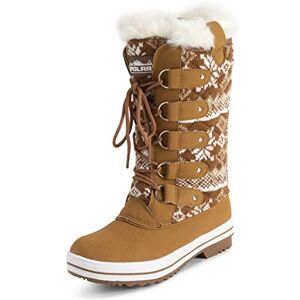 Polar Femmes Matelassée Grand Neige Imperméable L'hiver Fausse Fourrure Semelle En Caoutchouc Bottes Tan Carde UK7/EU40 YC0628 - Publicité Polar Femmes Matelassée Grand Neige Imperméable L'hiver Fausse Fourrure Semelle En Caoutchouc Bottes Tan Carde UK7/EU40 YC0628 - Publicité