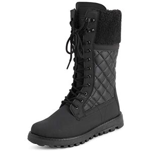 Polarr Femmes Fausse Fourrure Chaude Thermique Imperméable En Marchant Neige L'hiver Semelle En Caoutchouc Bottes Noir Cuir Mono UK8/EU41 YC0603 - Publicité Polarr Femmes Fausse Fourrure Chaude Thermique Imperméable En Marchant Neige L'hiver Semelle En Caoutchouc Bottes Noir Cuir Mono UK8/EU41 YC0603 - Publicité