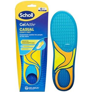 Scholl GelActiv Semelles intérieures décontractées pour femme Pieds confortables toute la journée Rembourrage en mousse à mémoire de forme et technologie GelWave Taille 36-40 - Publicité Scholl GelActiv Semelles intérieures décontractées pour femme Pieds confortables toute la journée Rembourrage en mousse à mémoire de forme et technologie GelWave Taille 36-40 - Publicité