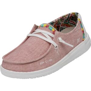 HEYDUDE Hey Dude Wendy Youth Boho MOC Toe Shoes, Rose, 31 EU - Publicité HEYDUDE Hey Dude Wendy Youth Boho MOC Toe Shoes, Rose, 31 EU - Publicité