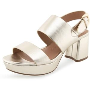 Aerosoles Femme Sandale à Talon, PU doré Doux, 41 EU - Publicité Aerosoles Femme Sandale à Talon, PU doré Doux, 41 EU - Publicité