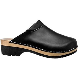 ESTRO Sabots Femme en Cuir Chaussures Hôpital Mules Femmes Sabots Orthopédiques CDL02 (35, Noir 1) - Publicité ESTRO Sabots Femme en Cuir Chaussures Hôpital Mules Femmes Sabots Orthopédiques CDL02 (35, Noir 1) - Publicité