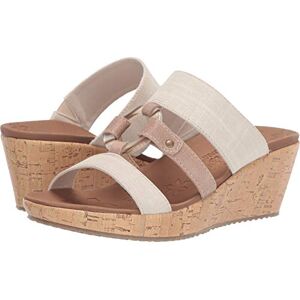 Skechers Femme Beverlee-sail Away Sandale cale, Naturel, 38.5 EU - Publicité Skechers Femme Beverlee-sail Away Sandale cale, Naturel, 38.5 EU - Publicité