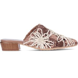 HISPANITAS Sandales, sabot élégant avec talon de bloc, largeur imitation bois, design floral, ajouré pour femme, Naturels, 41 EU - Publicité HISPANITAS Sandales, sabot élégant avec talon de bloc, largeur imitation bois, design floral, ajouré pour femme, Naturels, 41 EU - Publicité
