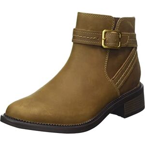 Clarks Bottines Maye pour femme, Marron foncé Lea., 39 EU - Publicité Clarks Bottines Maye pour femme, Marron foncé Lea., 39 EU - Publicité