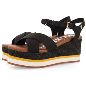 GIOSEPPO Seget, Sandales à talons compensés pour femme, Noir, 41 EU - Publicité GIOSEPPO Seget, Sandales à talons compensés pour femme, Noir, 41 EU - Publicité