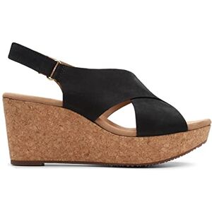 Clarks Femme Annadel Eirwyn Sandal, Black Nubuck, 38 EU - Publicité Clarks Femme Annadel Eirwyn Sandal, Black Nubuck, 38 EU - Publicité