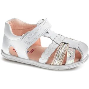 Pablosky Bébé Fille Zig Sandale, Blanc, 23 EU Large - Publicité Pablosky Bébé Fille Zig Sandale, Blanc, 23 EU Large - Publicité