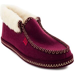 Andrés Machado Chaussons pour homme et femme pour l´hiver Slipper bottines BAMARA – Tissu en suédine et doublure en laine – Semelle de marche en caoutchouc Bordeaux, EU 32 - Publicité Andrés Machado Chaussons pour homme et femme pour l´hiver Slipper bottines BAMARA – Tissu en suédine et doublure en laine – Semelle de marche en caoutchouc Bordeaux, EU 32 - Publicité
