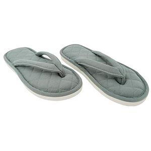 ofoot Pantoufles de Femmes Confortable Coton Spa Thong Flip Flops Intérieur, Chaussons D'intérieur Absorbant la Transpiration en Mousse À Mémoire de Forme Épaisse avec Bout Ouvert(Vert,EU 42/43) - Publicité ofoot Pantoufles de Femmes Confortable Coton Spa Thong Flip Flops Intérieur, Chaussons D'intérieur Absorbant la Transpiration en Mousse À Mémoire de Forme Épaisse avec Bout Ouvert(Vert,EU 42/43) - Publicité