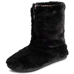 Polar Femmes Mousse A Mémoire Fermeture Eclairper Fausse Fourrure Couverte Semelle En Caoutchouc Intérieure Confortable Luxe Bottes Chaussons Noir UK7/EU40 YC0719 - Publicité Polar Femmes Mousse A Mémoire Fermeture Eclairper Fausse Fourrure Couverte Semelle En Caoutchouc Intérieure Confortable Luxe Bottes Chaussons Noir UK7/EU40 YC0719 - Publicité