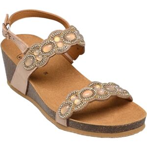 Scholl Ortigia Sandales d'été pour femme, couleur beige, taille 38 - Publicité Scholl Ortigia Sandales d'été pour femme, couleur beige, taille 38 - Publicité