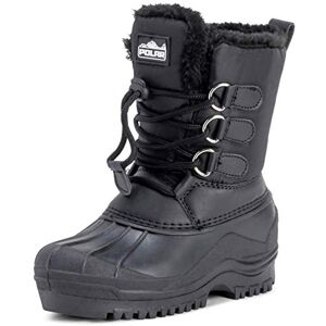 Polar Enfants Unisexes Nylon Boue Neige Chaleureux Pluie Bottes De Fourrure BLK33 AYC0162 - Publicité Polar Enfants Unisexes Nylon Boue Neige Chaleureux Pluie Bottes De Fourrure BLK33 AYC0162 - Publicité
