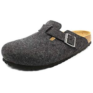 Birkenstock Boston Laine, Sabots Mixte Adulte, Gris Anthracite, 42 EU - Publicité