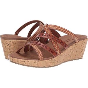 Skechers Women's Beverlee-Tiger Posse-Bohemian Embroidered Multe-Strap Wedge Sandal - Publicité Skechers Women's Beverlee-Tiger Posse-Bohemian Embroidered Multe-Strap Wedge Sandal - Publicité