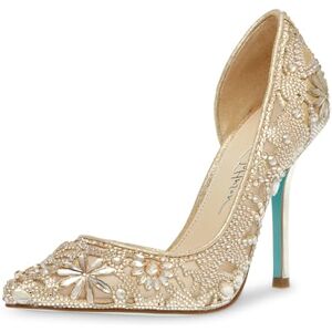 Betsey Johnson Escarpins Chic Femme, dor Clair, 39 EU - Publicité Betsey Johnson Escarpins Chic Femme, dor Clair, 39 EU - Publicité
