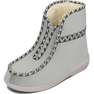 BAWAL Chaussons d'hiver Chauds Pour Femmes Doublé de Laine Velours Coloré 36-41 EU (Gris, Système Taille Chaussures EU, Adulte, Numérique, Moyen, 38) - Publicité BAWAL Chaussons d'hiver Chauds Pour Femmes Doublé de Laine Velours Coloré 36-41 EU (Gris, Système Taille Chaussures EU, Adulte, Numérique, Moyen, 38) - Publicité