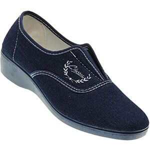 NOESLOMISMO BY DILEMA Chaussons d'intérieur pour femme Chaussure d'hiver fabriquée en Espagne, Denim, 37 EU - Publicité NOESLOMISMO BY DILEMA Chaussons d'intérieur pour femme Chaussure d'hiver fabriquée en Espagne, Denim, 37 EU - Publicité