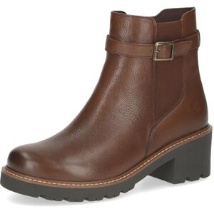 CAPRICE Bottines femme en cuir doublées, Marron (Cognac Nappa), 40 EU - Publicité CAPRICE Bottines femme en cuir doublées, Marron (Cognac Nappa), 40 EU - Publicité