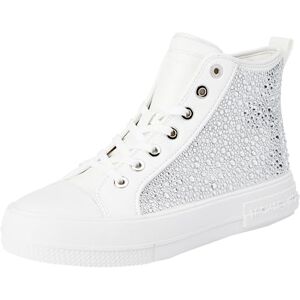 Michael Kors Evy High Top Donna, Optic White EU 37 - Publicité Michael Kors Evy High Top Donna, Optic White EU 37 - Publicité