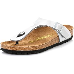 Birkenstock Gizeh Silver slippers dames (S) - Publicité Birkenstock Gizeh Silver slippers dames (S) - Publicité