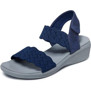 Skechers Arya-on The Rise Sandales pour femme, bleu marine, 35 EU - Publicité Skechers Arya-on The Rise Sandales pour femme, bleu marine, 35 EU - Publicité