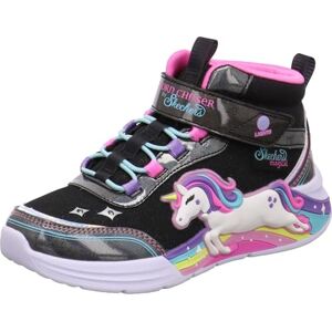 Skechers S Lights Unicorn Chaser Jumping Magic Baskets montantes pour enfant Paillettes noires avec licorne., Noir , 29 EU - Publicité Skechers S Lights Unicorn Chaser Jumping Magic Baskets montantes pour enfant Paillettes noires avec licorne., Noir , 29 EU - Publicité
