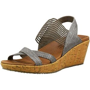 Skechers Women's Beverlee High Tea Taupe Wedge Sandal 11 M US - Publicité Skechers Women's Beverlee High Tea Taupe Wedge Sandal 11 M US - Publicité