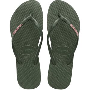 Havaianas Femme Slim Logo Tongs, Multicolore Green, 33/34 EU - Publicité Havaianas Femme Slim Logo Tongs, Multicolore Green, 33/34 EU - Publicité