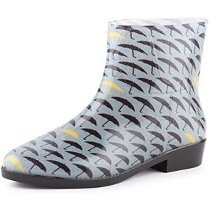 Ladeheid Bottines Bottes de Pluie Chaussure Femme LAZT201802 (Gris/Parapluies, 40 EU) - Publicité Ladeheid Bottines Bottes de Pluie Chaussure Femme LAZT201802 (Gris/Parapluies, 40 EU) - Publicité