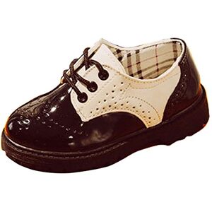 Gaorui Brogue Mocassins en cuir peint avec lacets blancs et noirs pour cérémonie Blanc blanc/noir, EUR 22/Tag 22 EU - Publicité Gaorui Brogue Mocassins en cuir peint avec lacets blancs et noirs pour cérémonie Blanc blanc/noir, EUR 22/Tag 22 EU - Publicité