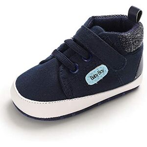 MASOCIO Chaussure Bebe Garcon Premier Pas Baskets Bébé Souple Antiderapante Bleu Marine 6-12 Mois - Publicité MASOCIO Chaussure Bebe Garcon Premier Pas Baskets Bébé Souple Antiderapante Bleu Marine 6-12 Mois - Publicité