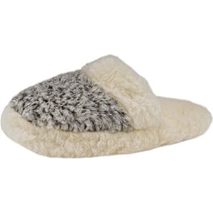 APREGGIO Pantoufles Unisex en Laine Naturelle – Chaussons Chauds et Confortables – 41/42 – Blanc et gris - Publicité APREGGIO Pantoufles Unisex en Laine Naturelle – Chaussons Chauds et Confortables – 41/42 – Blanc et gris - Publicité