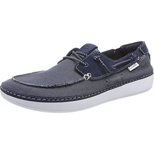 Clarks Homme Higley Tie Boat Shoe, Navy Combi, 41 EU - Publicité Clarks Homme Higley Tie Boat Shoe, Navy Combi, 41 EU - Publicité