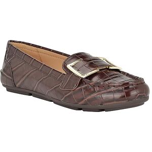 Calvin Klein Women's Lydia2 Loafer, Brown Croco 204, 8 - Publicité Calvin Klein Women's Lydia2 Loafer, Brown Croco 204, 8 - Publicité