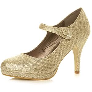 Ajvani Femmes Talon Haut Mary Jane Soir Travail Escarpins Babies Chaussures Pointure 4 37 - Publicité Ajvani Femmes Talon Haut Mary Jane Soir Travail Escarpins Babies Chaussures Pointure 4 37 - Publicité