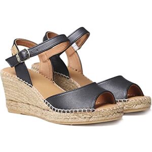 TONI PONS Espadrille Cuir Femme Noir, 37 EU - Publicité TONI PONS Espadrille Cuir Femme Noir, 37 EU - Publicité