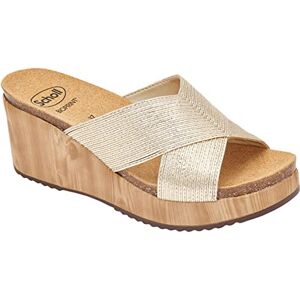 Scholl Femme Sabaudia Cross, Platinum Gold, 36 EU - Publicité Scholl Femme Sabaudia Cross, Platinum Gold, 36 EU - Publicité