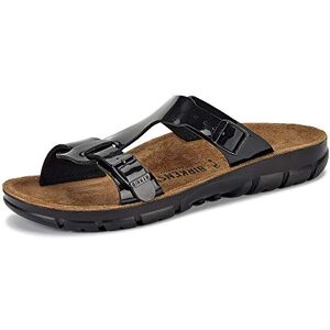 Birkenstock Classic Saragossa Birko-Flor Sandales à Bride de Cheville pour Femme avec Talon compensé, Noir Patton Noir, 38 EU Schmal - Publicité Birkenstock Classic Saragossa Birko-Flor Sandales à Bride de Cheville pour Femme avec Talon compensé, Noir Patton Noir, 38 EU Schmal - Publicité