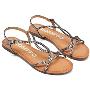 Gioseppo NIOAQUE, Sandales pour femme, Plomb, 37 EU, Plomb, 37 EU - Publicité Gioseppo NIOAQUE, Sandales pour femme, Plomb, 37 EU, Plomb, 37 EU - Publicité