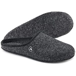 ESTRO Chaussons Homme Hiver Chaud Pantoufles en Feutre Homme Pantoufles Chaussons Semelle Feutre (Graphite, 41 EU) - Publicité ESTRO Chaussons Homme Hiver Chaud Pantoufles en Feutre Homme Pantoufles Chaussons Semelle Feutre (Graphite, 41 EU) - Publicité