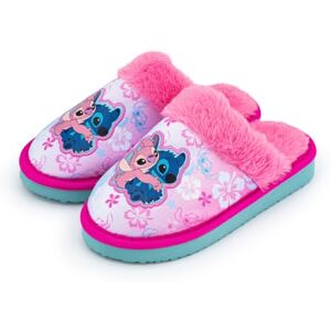 Disney Lilo & Stitch Pantoufles pour filles – Chaussons mules brodés Stitch & Angel avec doublure en fausse fourrure, semelle antidérapante et talon rembourré – Chaussures pour enfants – Pointure 46 - Publicité Disney Lilo & Stitch Pantoufles pour filles – Chaussons mules brodés Stitch & Angel avec doublure en fausse fourrure, semelle antidérapante et talon rembourré – Chaussures pour enfants – Pointure 46 - Publicité