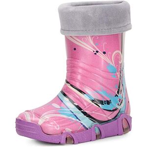 Ladeheid Bottes de Pluie Chaussure Enfant Fille Garçon Swk33 (Violet Modèle-33, 33/34 EU) - Publicité Ladeheid Bottes de Pluie Chaussure Enfant Fille Garçon Swk33 (Violet Modèle-33, 33/34 EU) - Publicité