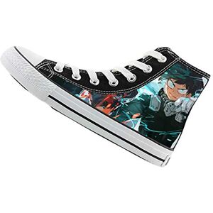 WANHONGYUE My Hero Academia Anime Unisexe Baskets Montantes à Lacets Baskets Hautes Canvas Sneakers Bottines Mode 37 EU Noir / 10 - Publicité WANHONGYUE My Hero Academia Anime Unisexe Baskets Montantes à Lacets Baskets Hautes Canvas Sneakers Bottines Mode 37 EU Noir / 10 - Publicité