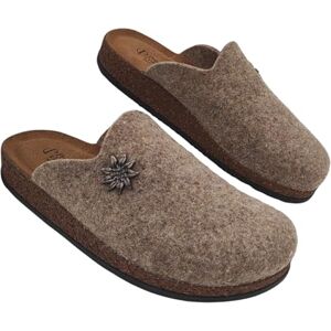Primo Calzature Sabots alpins originaux, chaussons d'hiver pour homme et femme chauds, sabot tyrolien en laine cuite, 100 % fabriqué en Italie, taupe, 43 EU - Publicité Primo Calzature Sabots alpins originaux, chaussons d'hiver pour homme et femme chauds, sabot tyrolien en laine cuite, 100 % fabriqué en Italie, taupe, 43 EU - Publicité