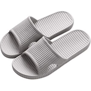 APIKA Pantoufles Antidérapantes pour Femmes Et Hommes Usage Intérieur Usage Extérieur Bain Sandal Soft Foam Sole Chaussures De Piscine Maison Accueil Slide(Gris,40/41 EU) - Publicité APIKA Pantoufles Antidérapantes pour Femmes Et Hommes Usage Intérieur Usage Extérieur Bain Sandal Soft Foam Sole Chaussures De Piscine Maison Accueil Slide(Gris,40/41 EU) - Publicité
