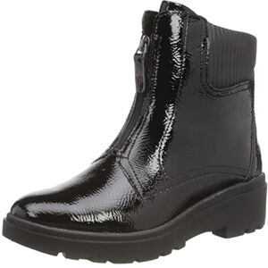 Clarks Femme Fermeture éclair Calla Bottes Tendance, Black Crinklepat, 36 EU - Publicité Clarks Femme Fermeture éclair Calla Bottes Tendance, Black Crinklepat, 36 EU - Publicité